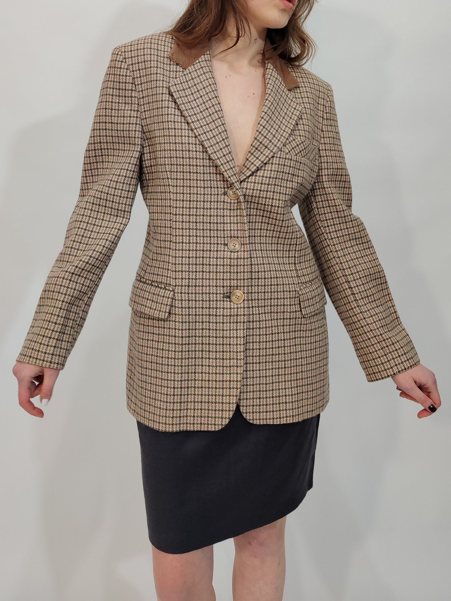 '80s Pure Wool Blush Blazer