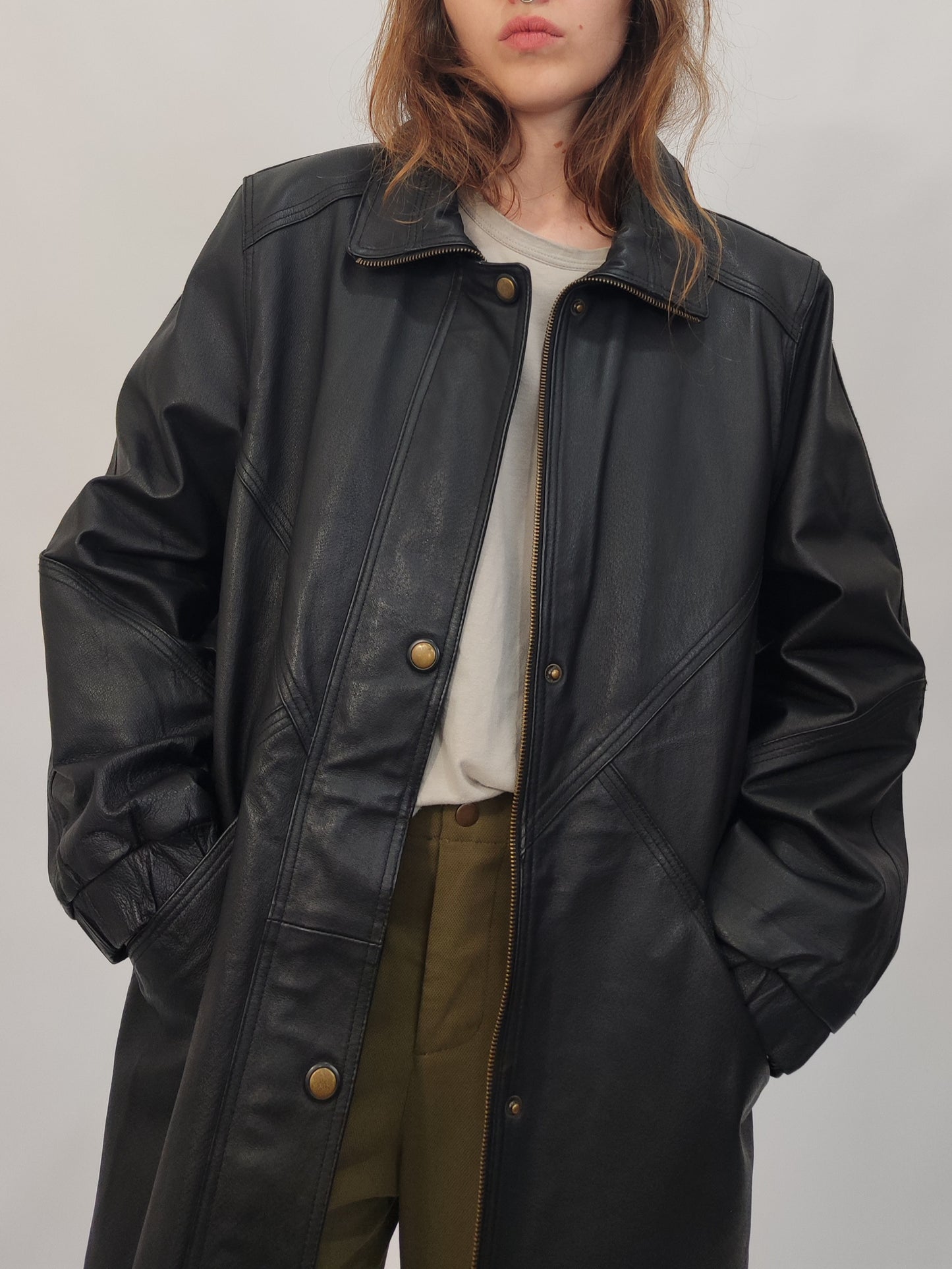 Vintage Leather Coat