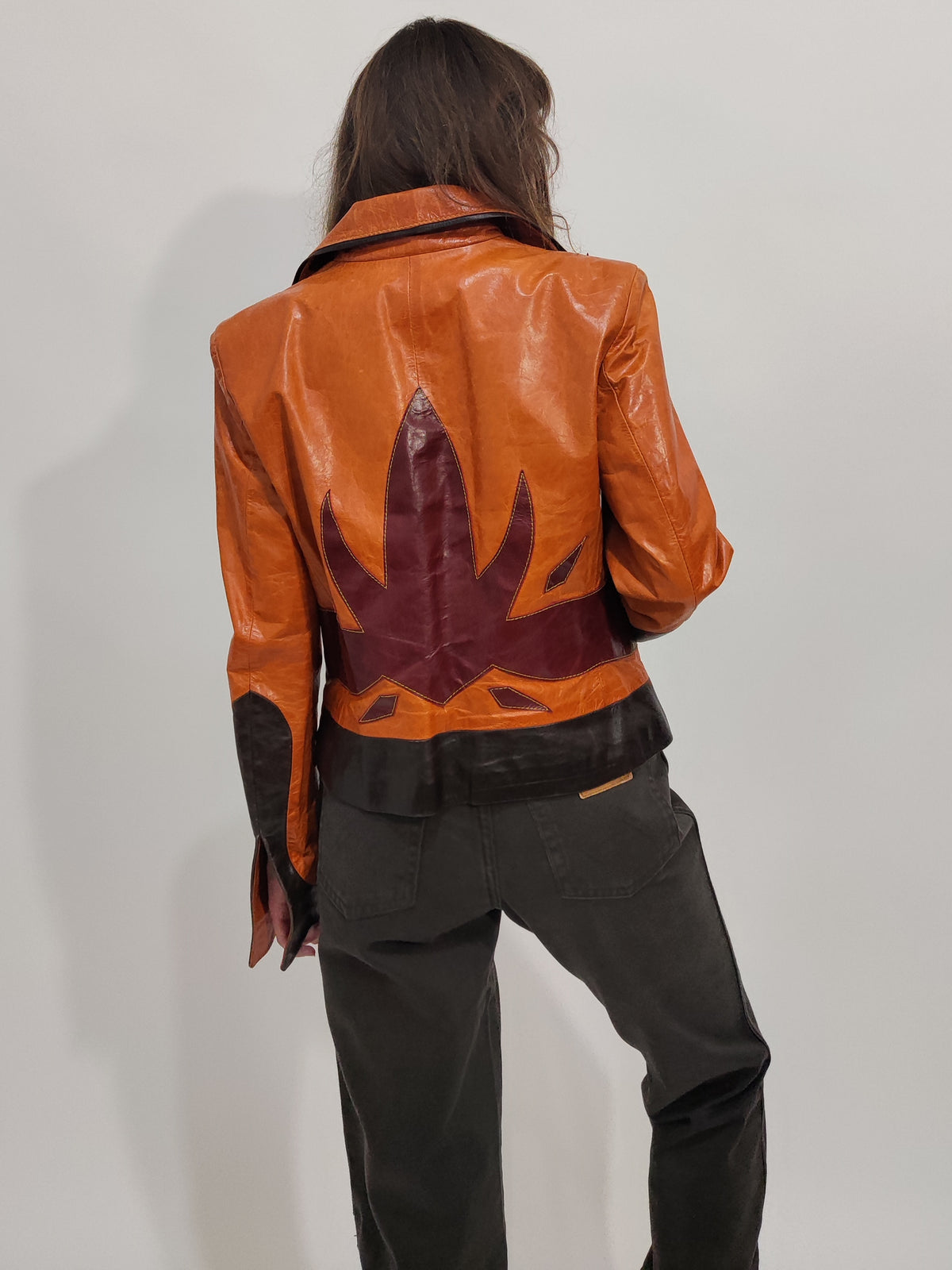 Y2K Western Leather Jacket