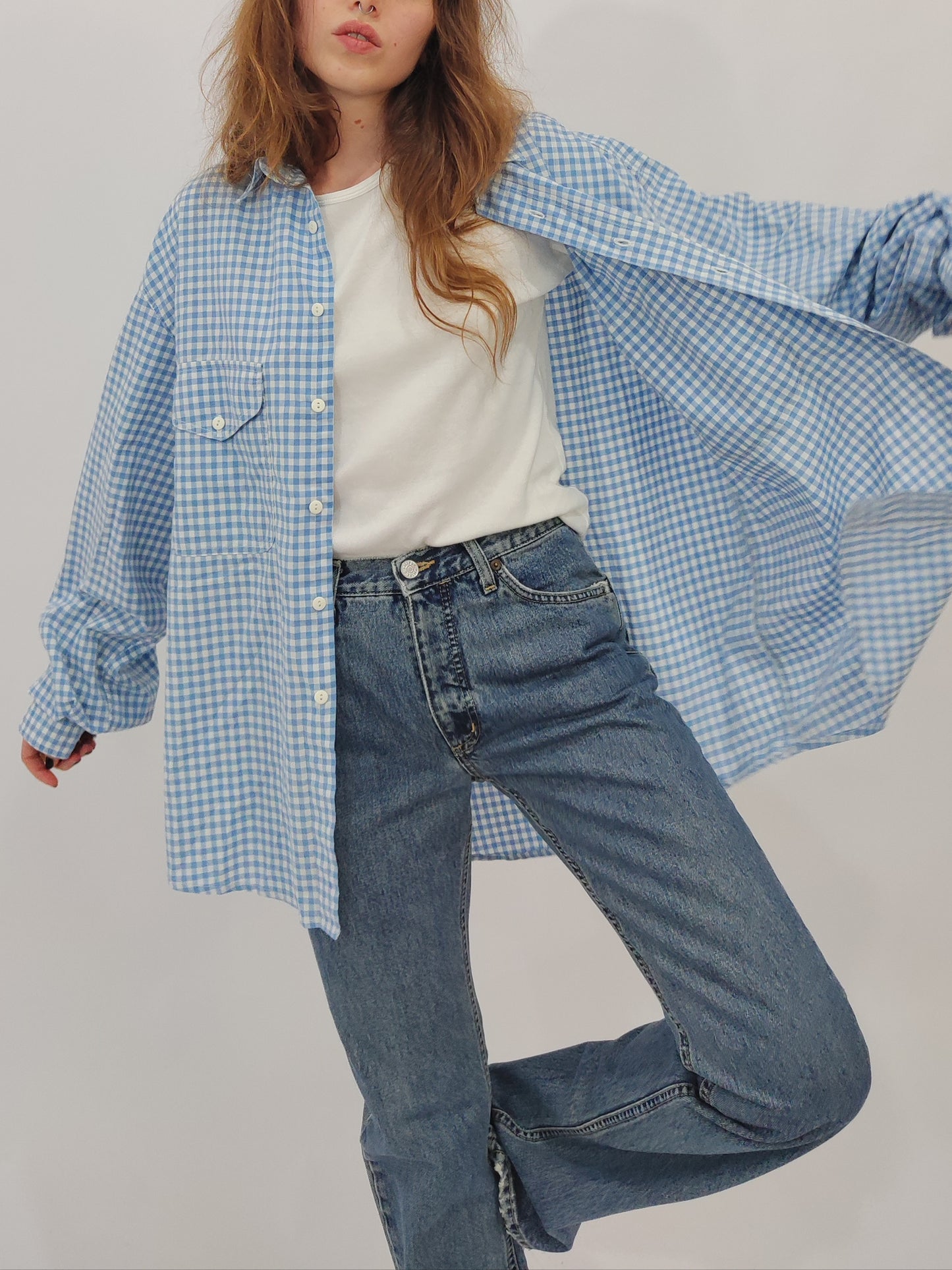 Vintage Gingham Shirt - Men's