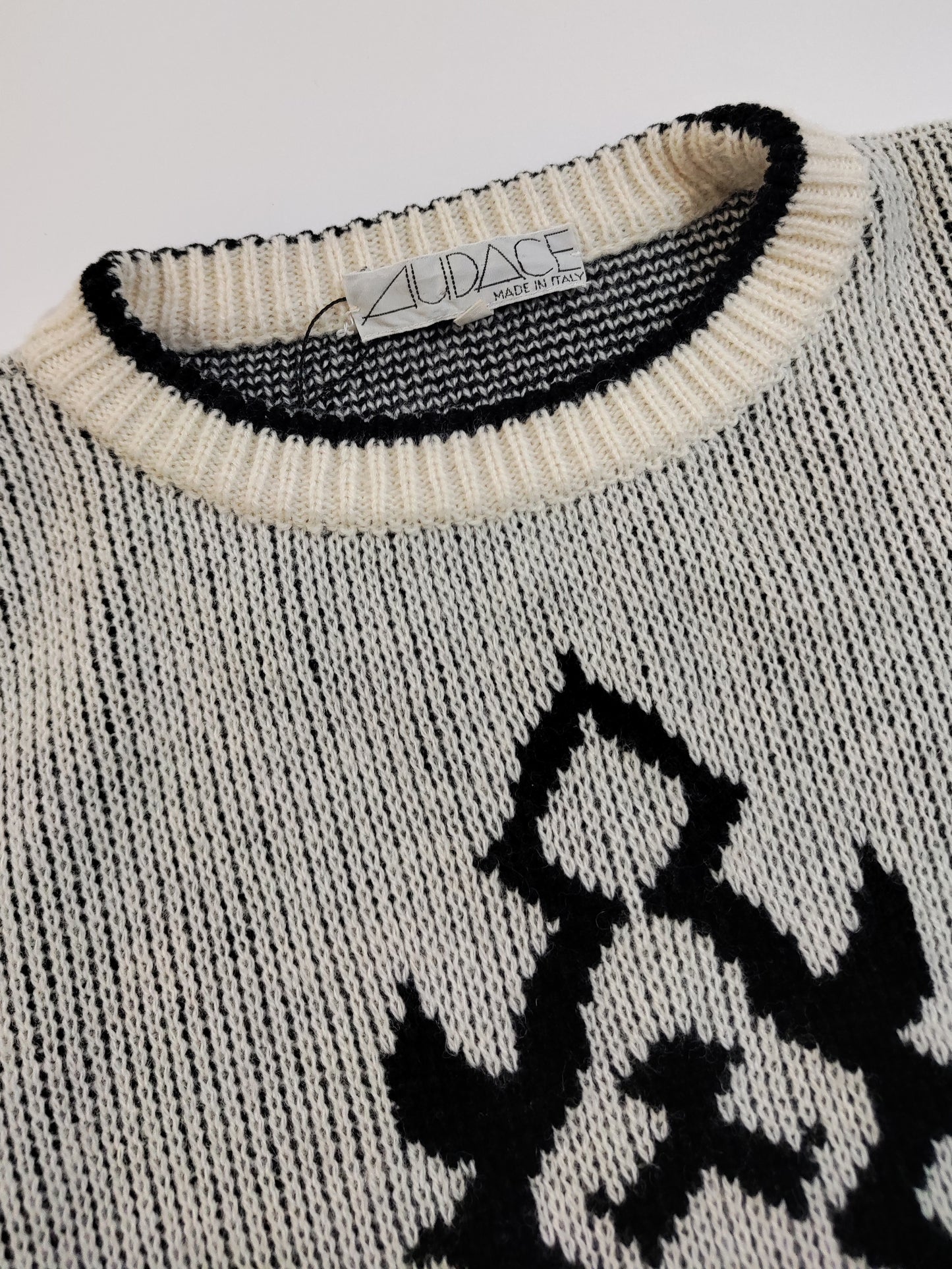 Late '80s Jacquard Pullover