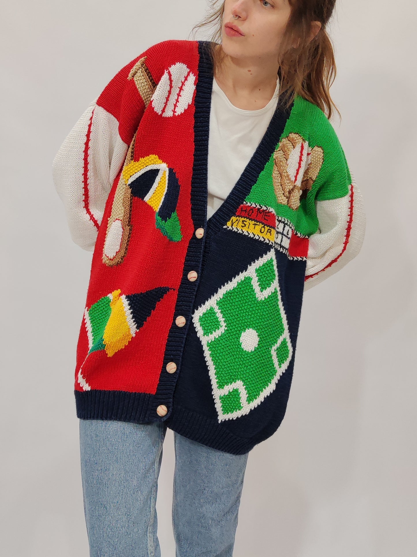 M. Christina '80s Handmade Cardigan