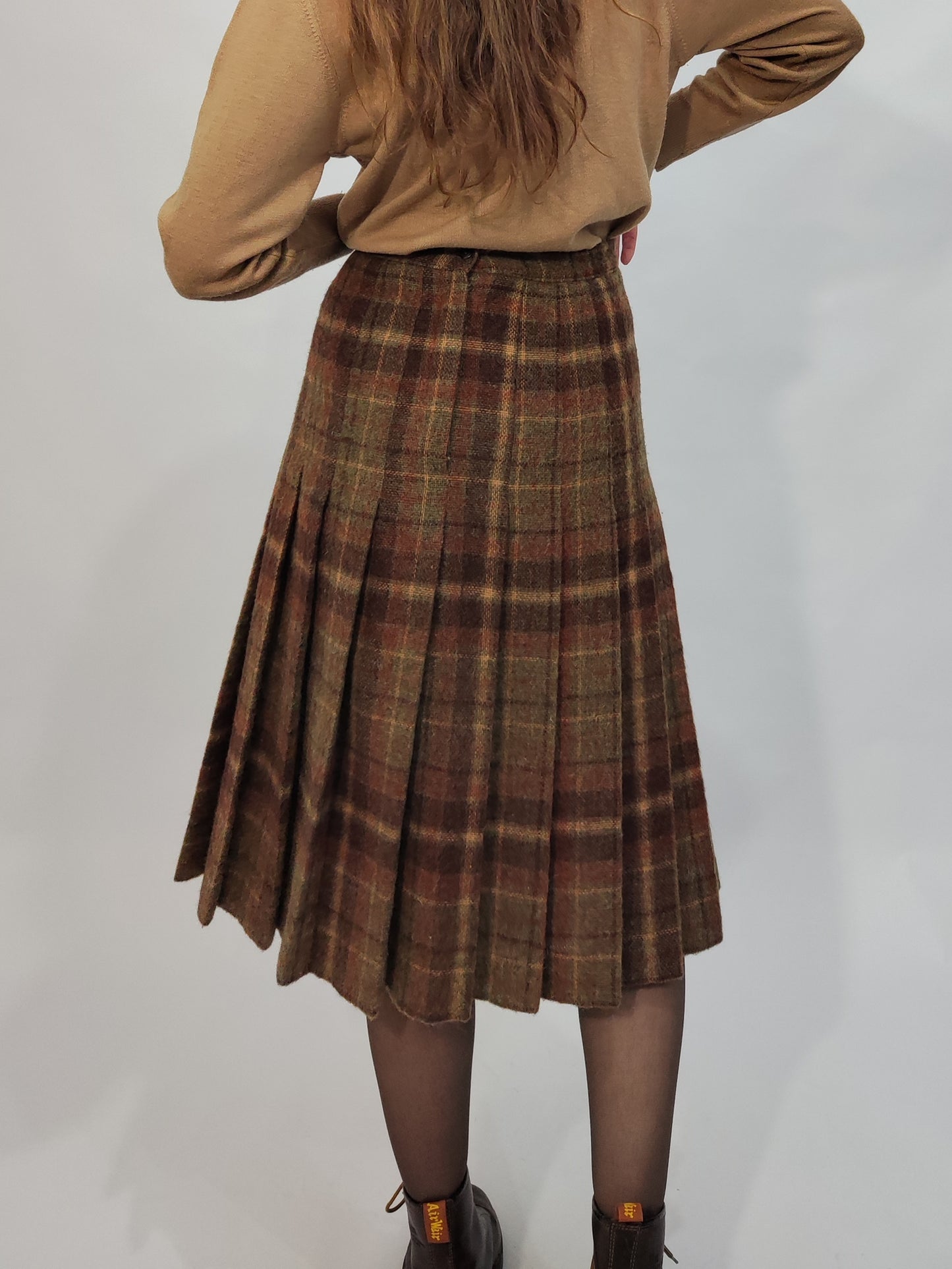 ‘70s Wool Pleated Skirt
