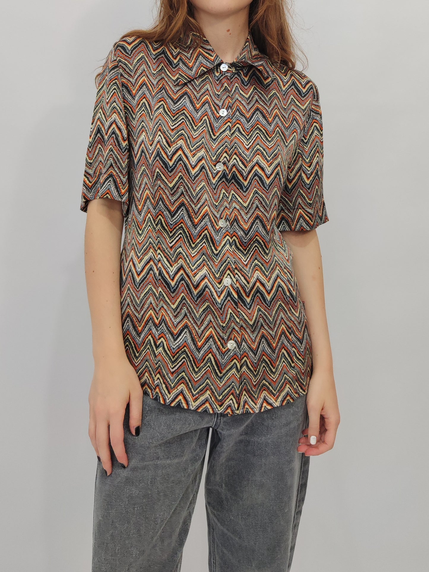 100% Pure Silk Vintage Shirt