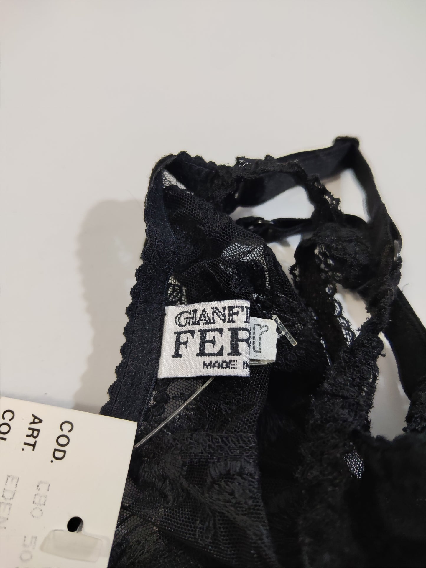 Archive - Gianfranco Ferré Lace Bodysuit - Deadstock (BLACK)