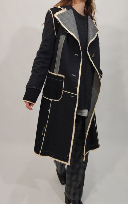 Y2K 100% Wool Coat