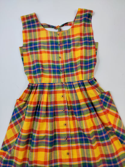 Early '80s Madras Dress