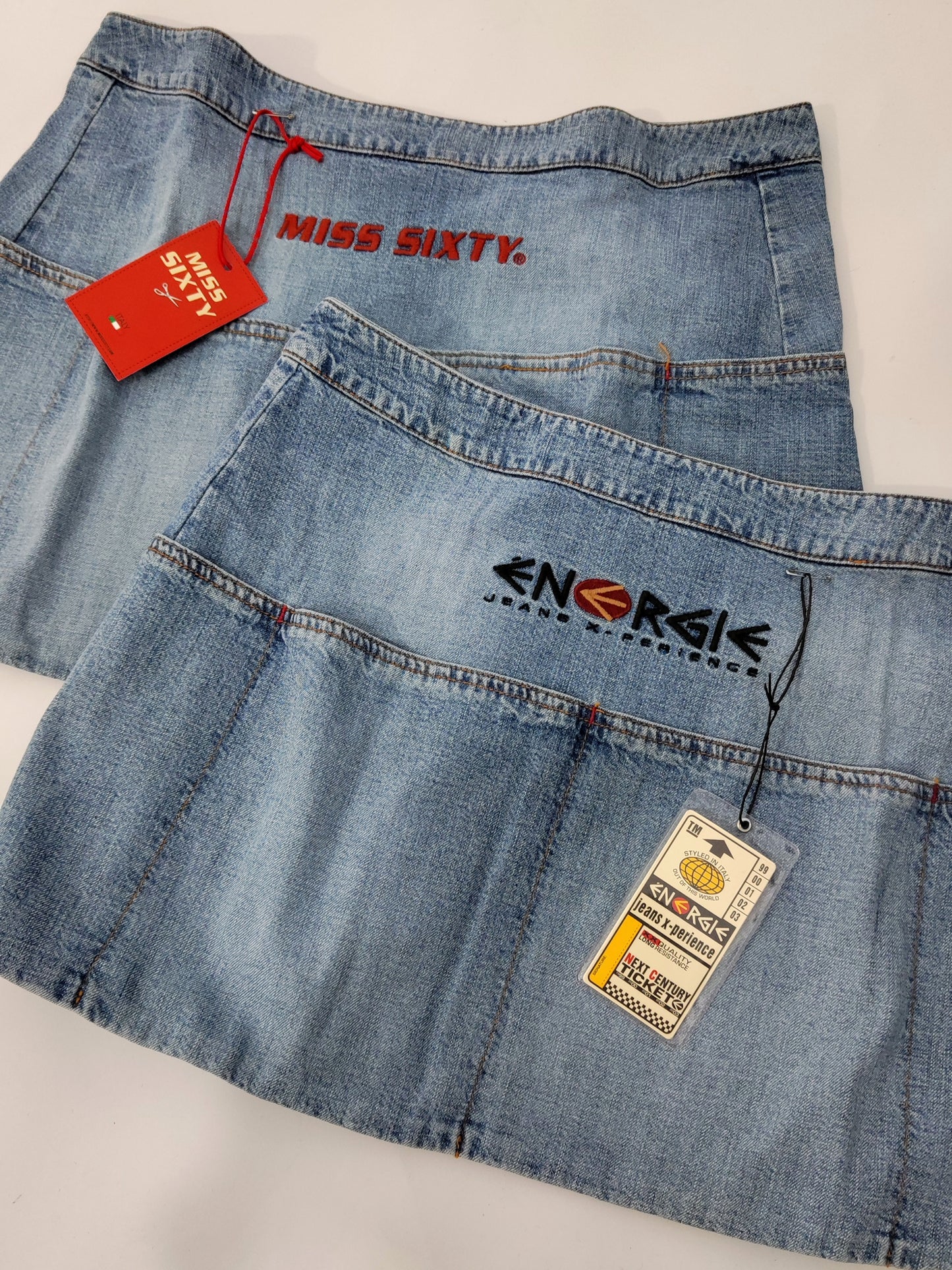 Energie Denim Apron Skirt - Deadstock