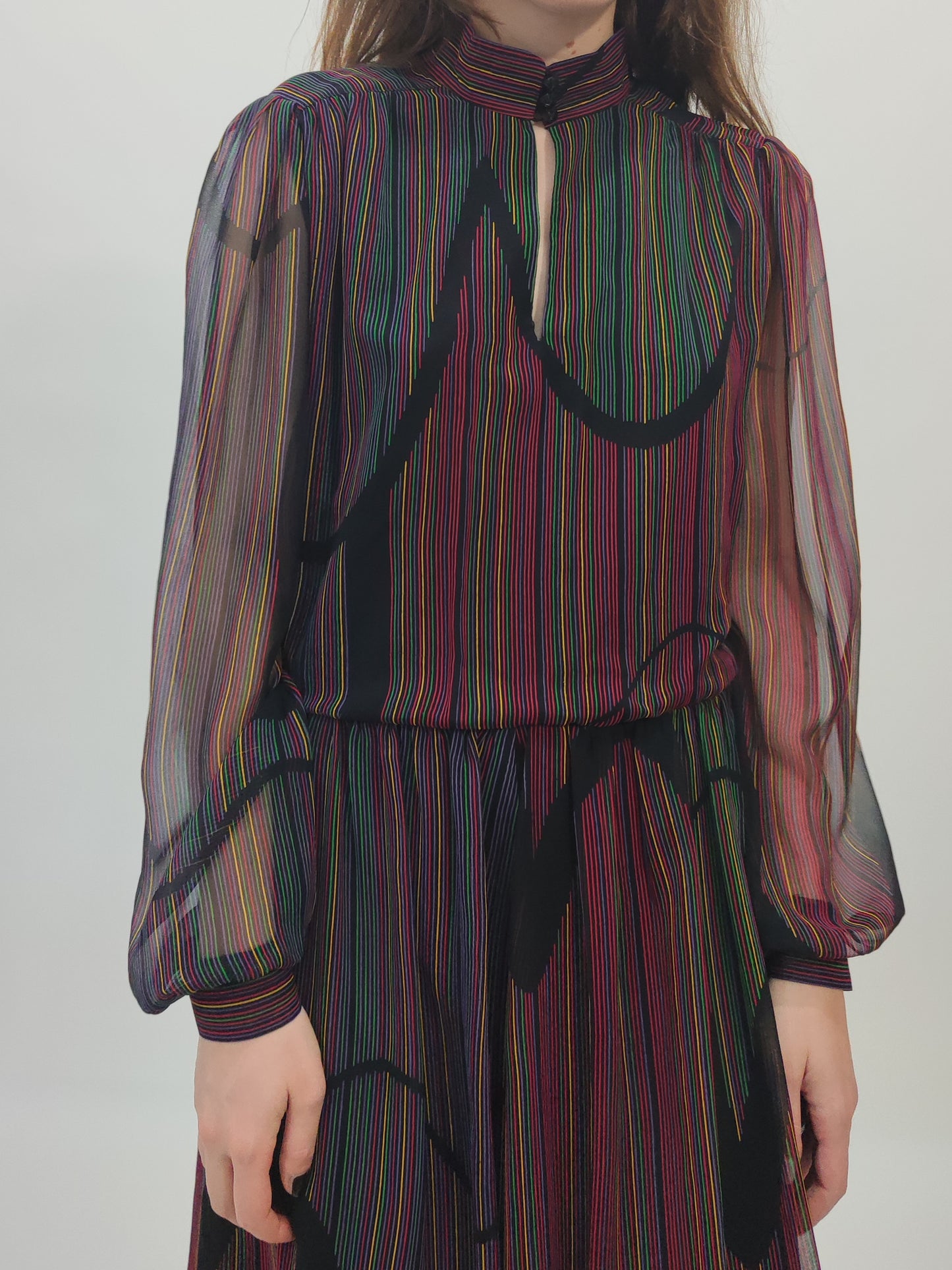 Sora Late '70s Vintage Dress - M/L