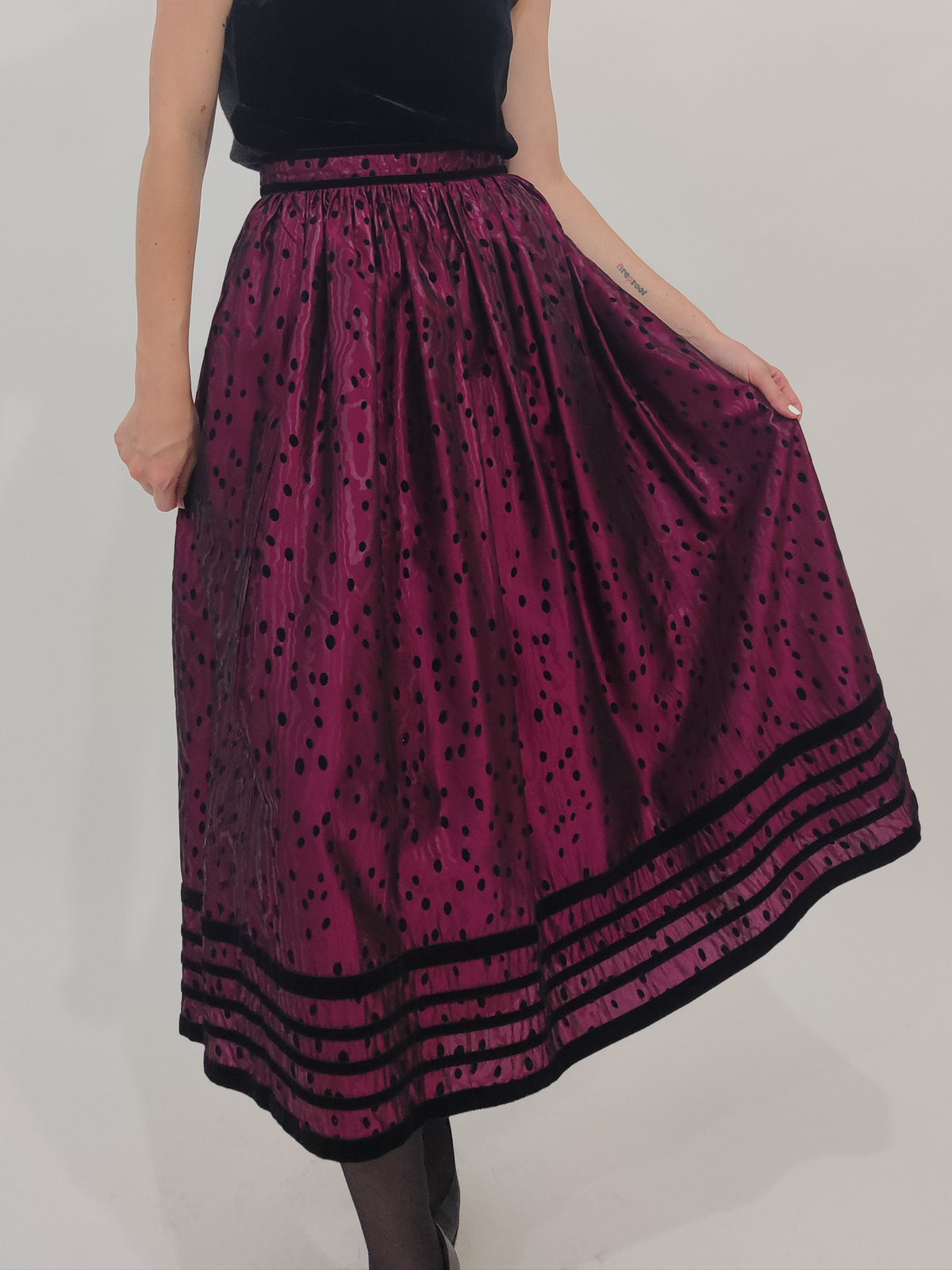 ‘80s Trachten Skirt