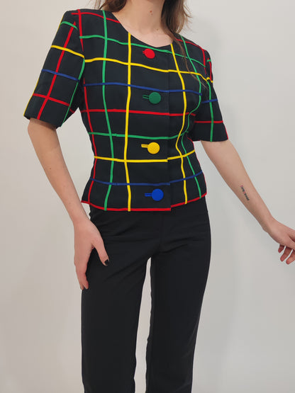 ‘80s Vintage Cropped Blazer