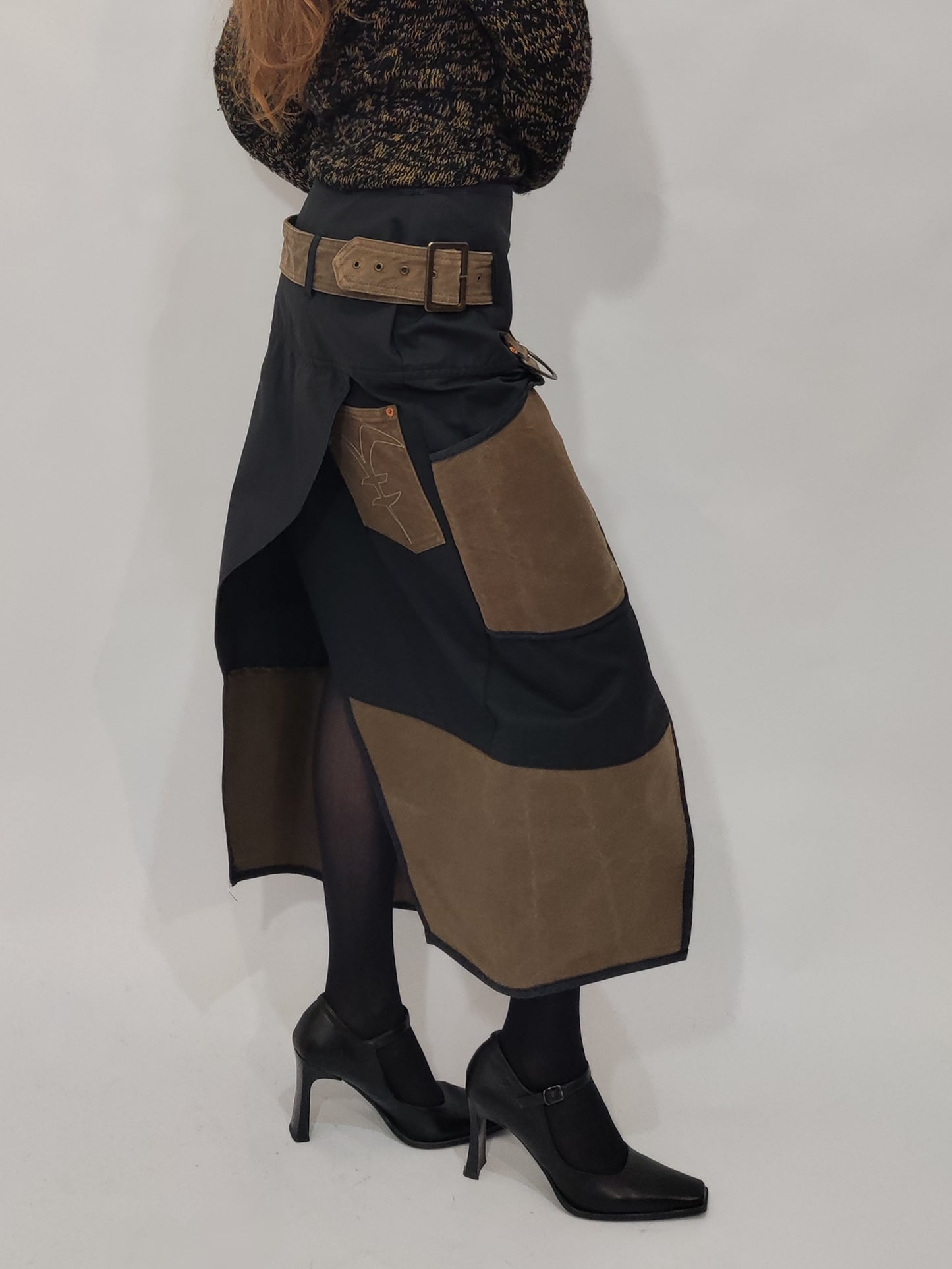 Michiko Koshino-Yen Jeans Skirt