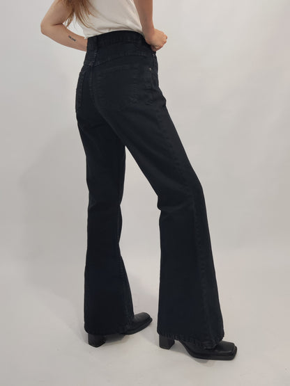 Vintage Flared Jeans - Black