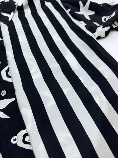 Vintage Graphic Maxi Shirt