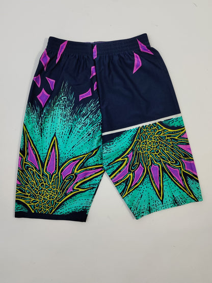 Vintage Biker Shorts - Pop Navy 2