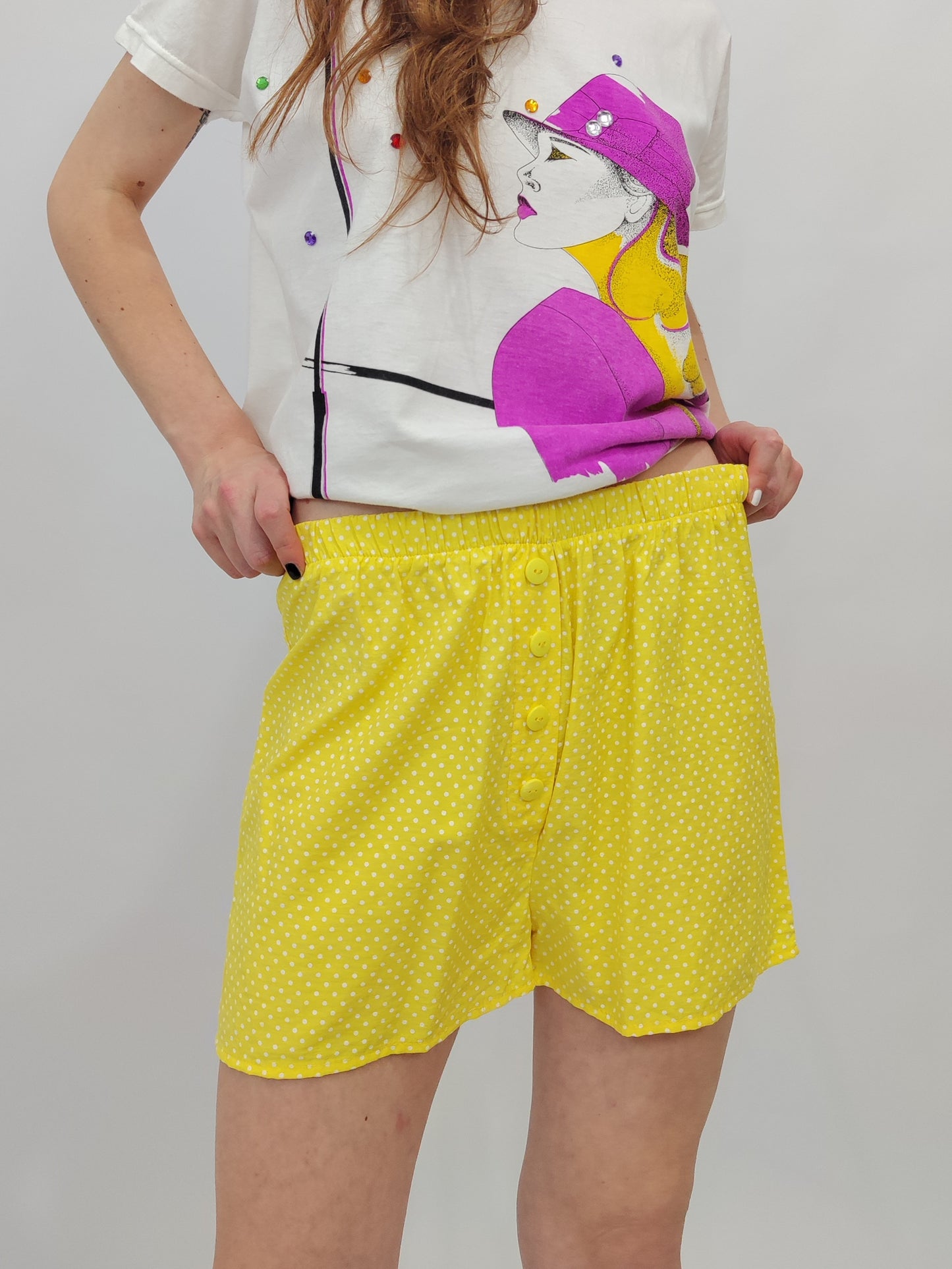 '80s Polka Dot Vintage Shorts