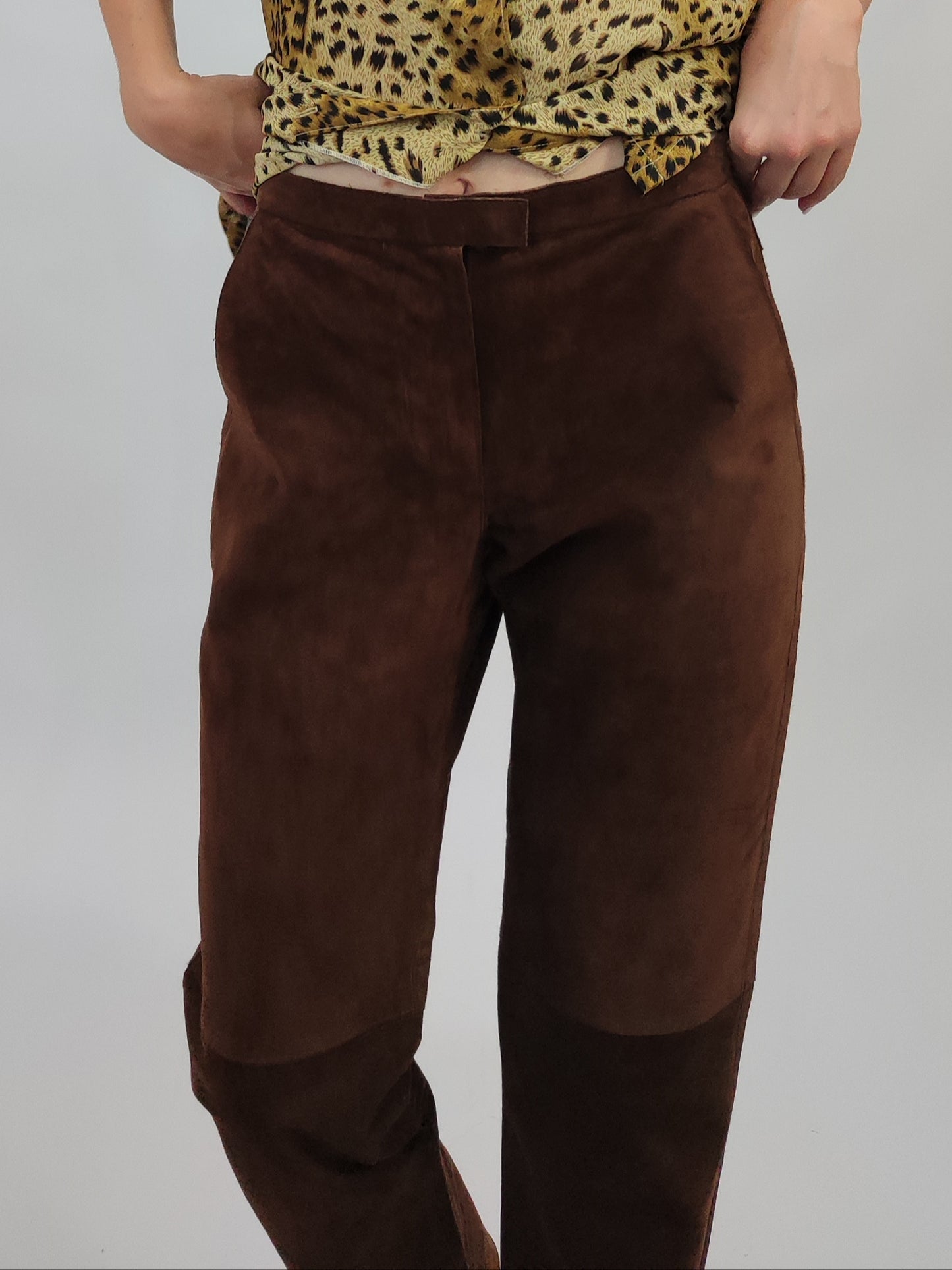 Gianfranco Ferrè Suede Trousers
