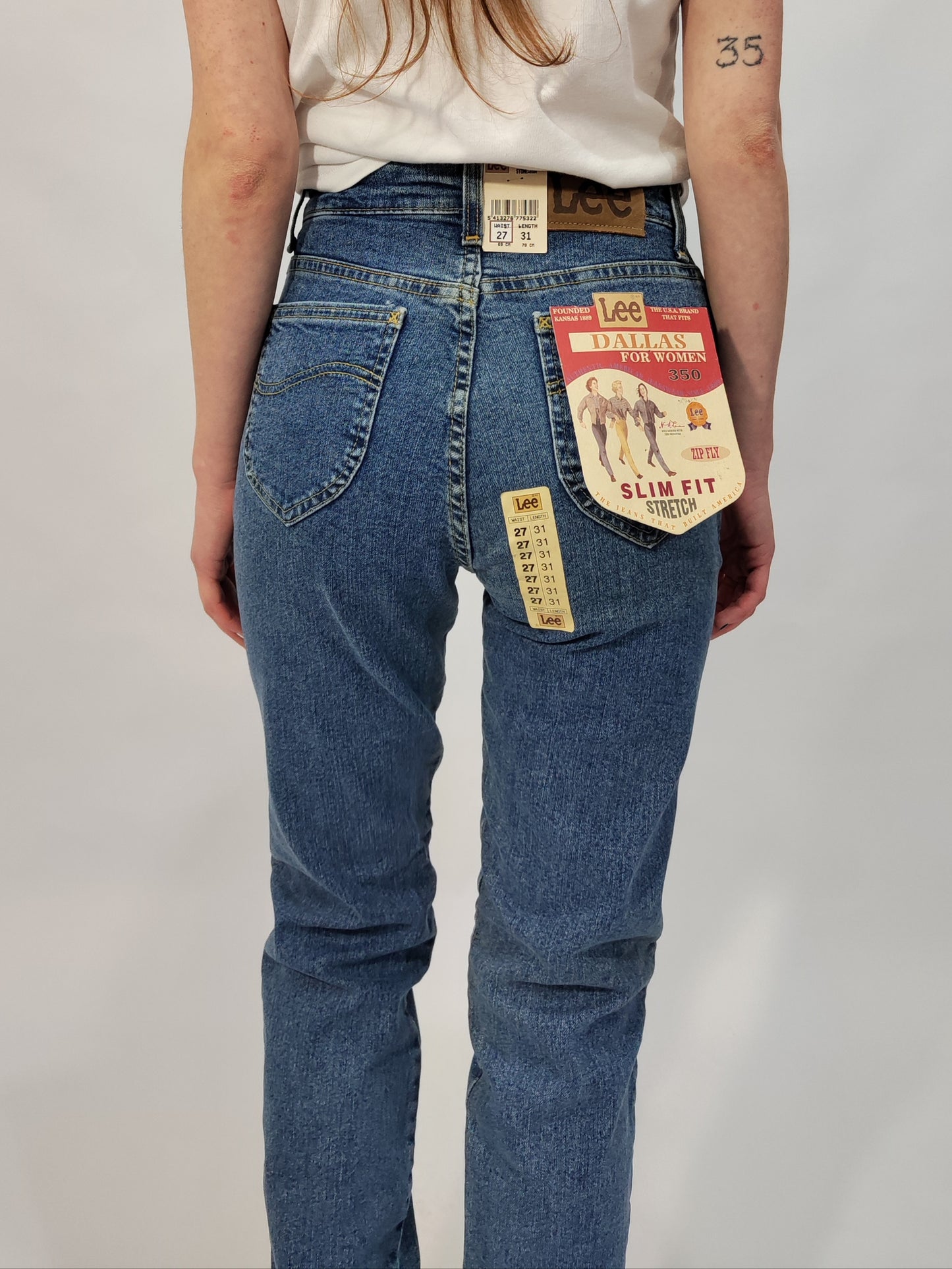 Lee Dallas Deadstock Jeans - Mid Wash - Size 27-31