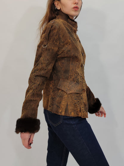 ‘90s Vintage Leather Jacket