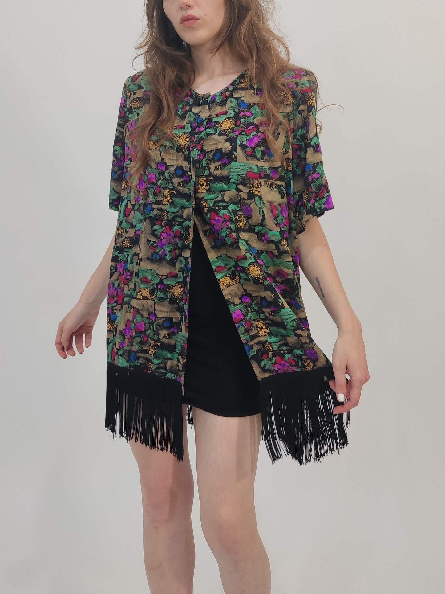 '80s Fringed Blouse