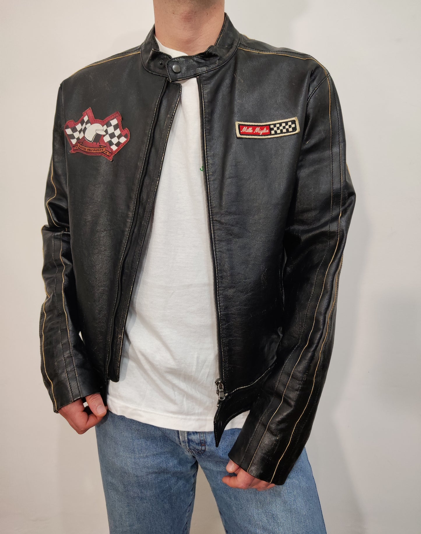 1000 Miglia Vintage Leather Jacket
