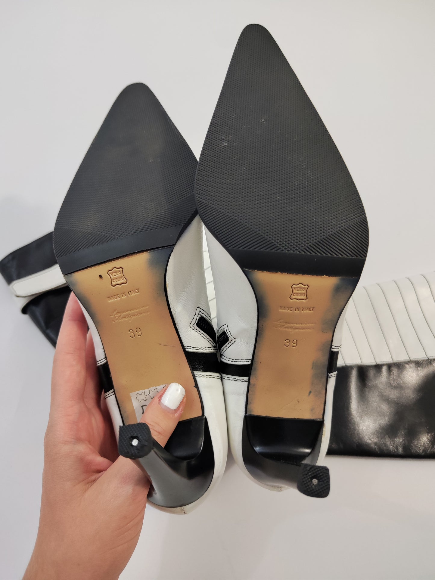 Y2K Vintage Deadstock Black & White Boots