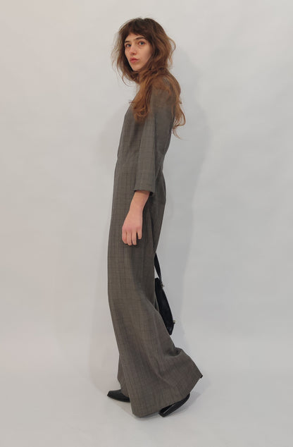 100% Wool Tailored Jumpsuit