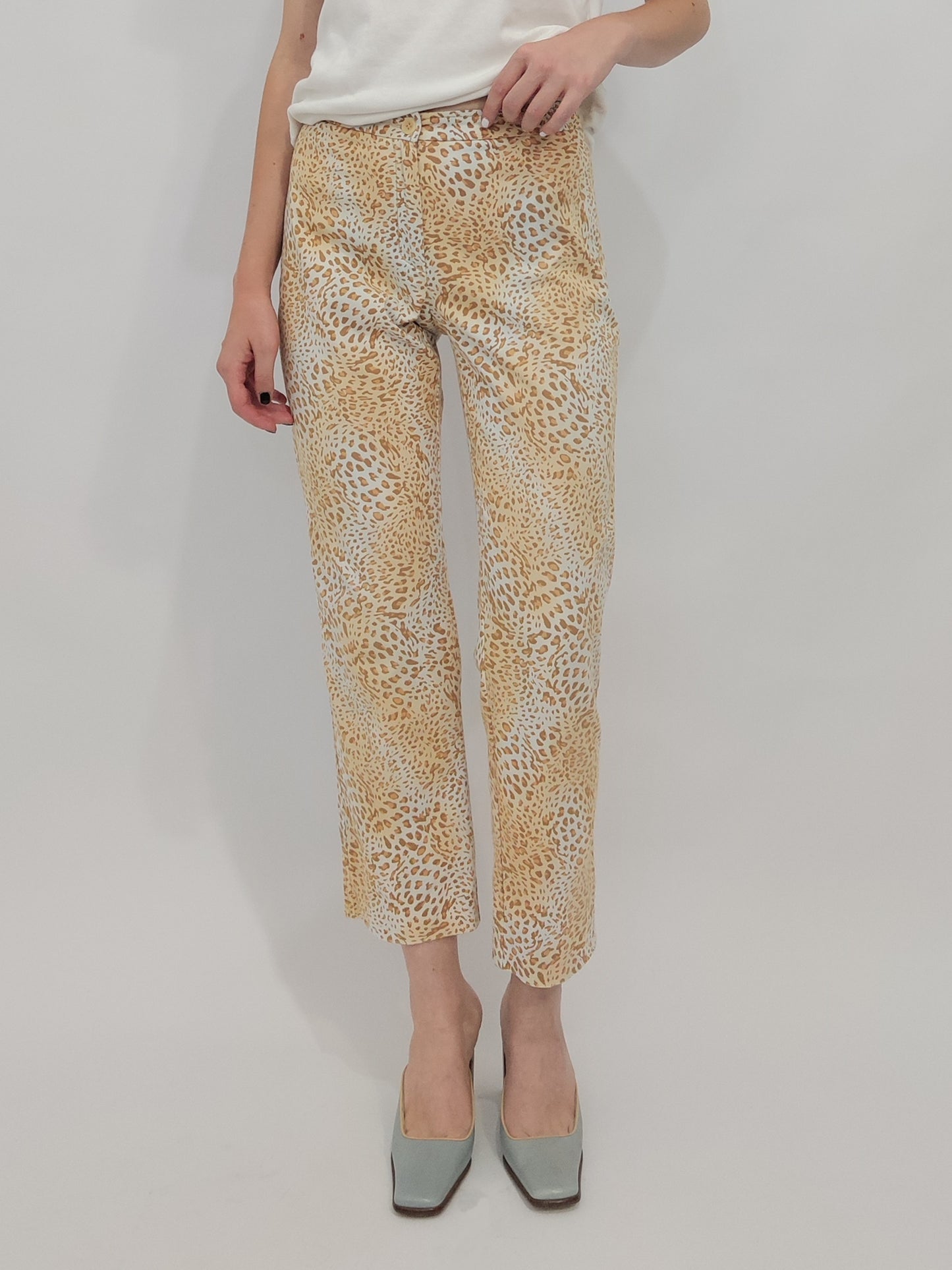 Marella Leopard Print Trousers