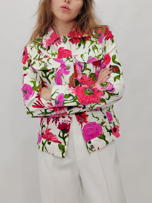 Ken Scott Floral Denim Jacket