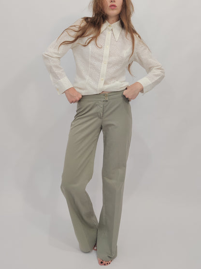 '70s Floral Jacquard Shirt