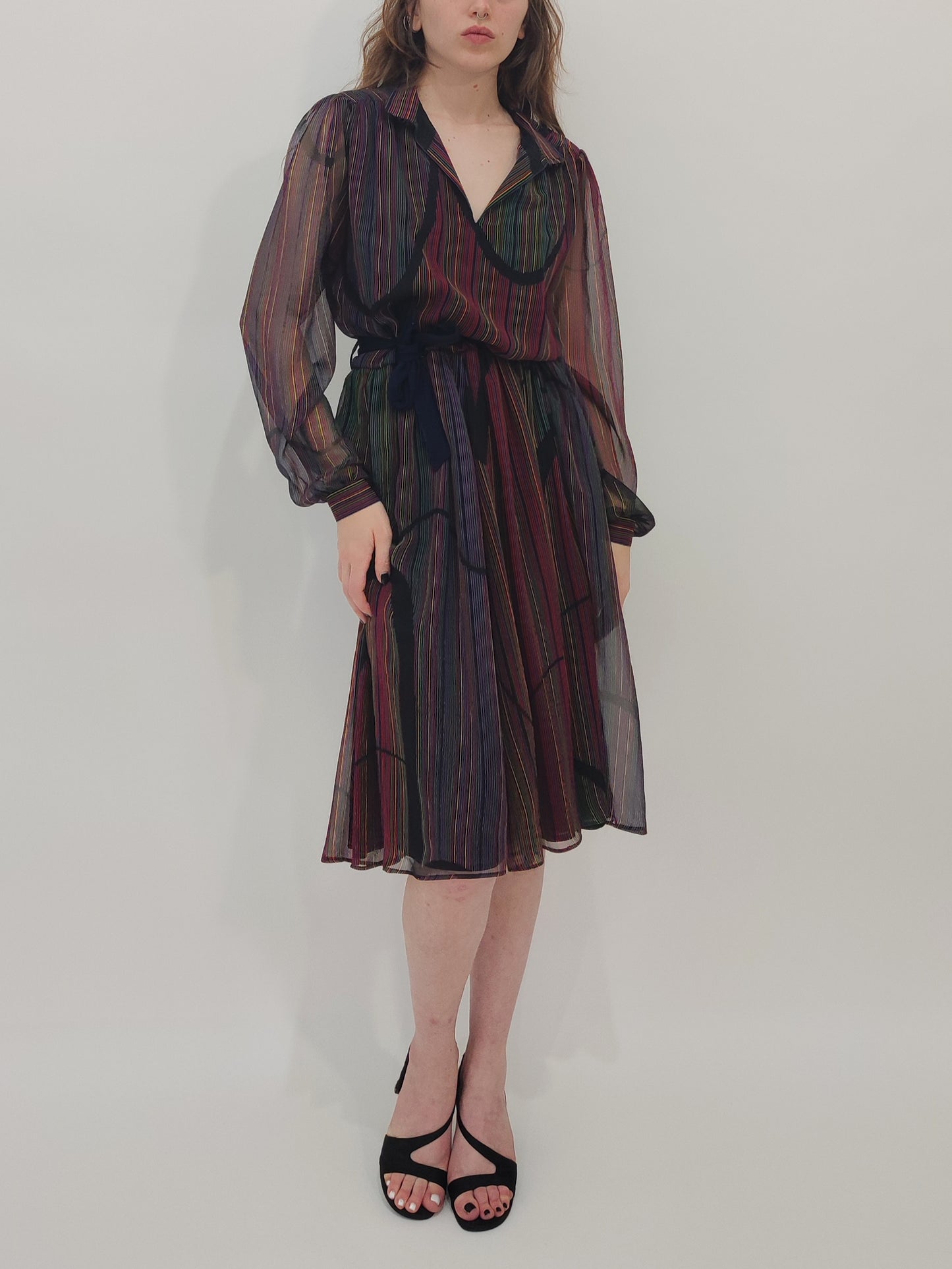 Sora Late '70s Vintage Dress - M/L