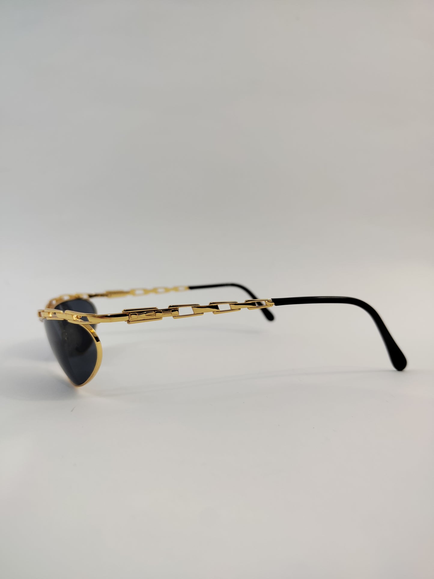 Katharine Hamnett Chain Sunglasses - Gold