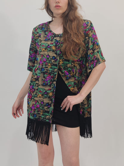 '80s Fringed Blouse