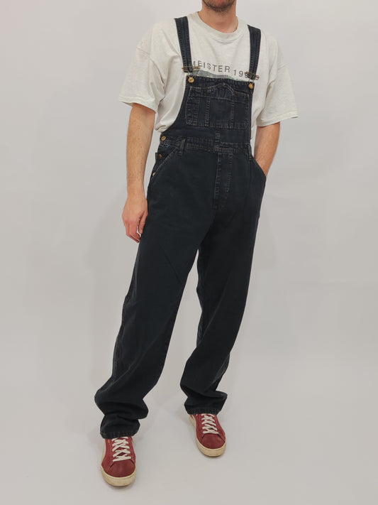Vintage Deadstock Dungarees - Dark Gray - Size M
