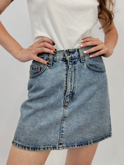 Levi's Orange Tab Denim Skirt
