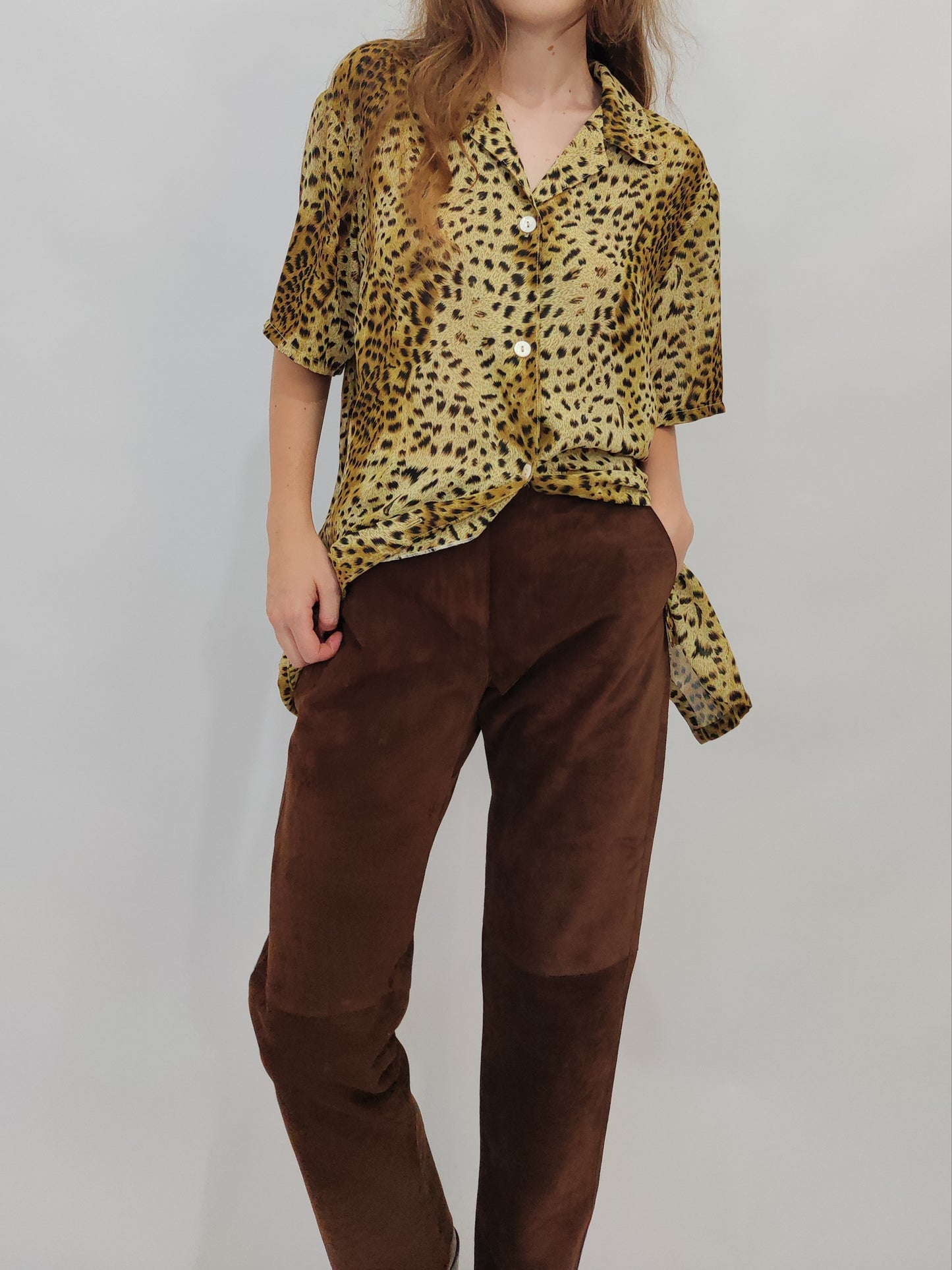 Gianfranco Ferrè Suede Trousers