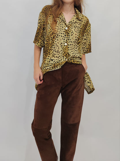 Gianfranco Ferrè Suede Trousers