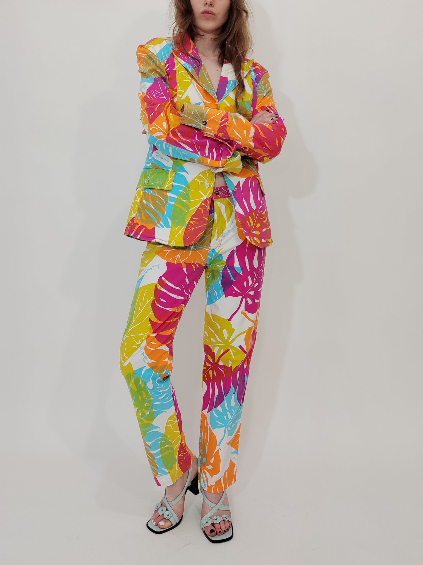 Laura Biagiotti '90s Crazy Co-Ord. Size M