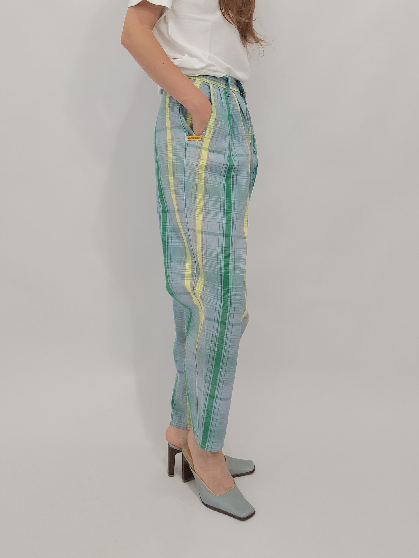 Vintage Checkered Trousers
