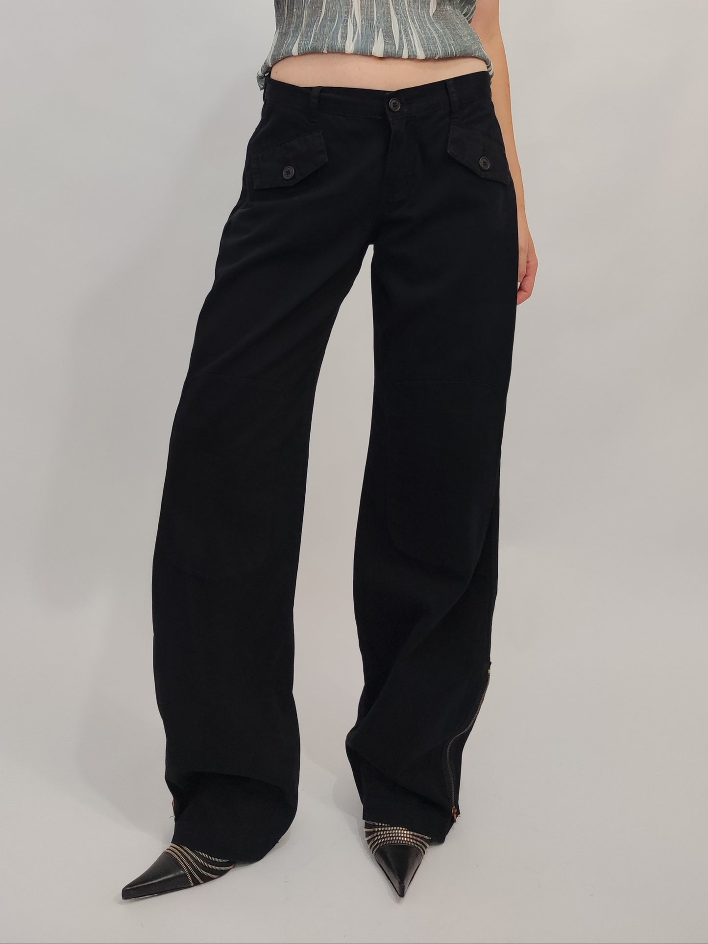 Archive - Richmond Y2K Wide-Leg Trousers