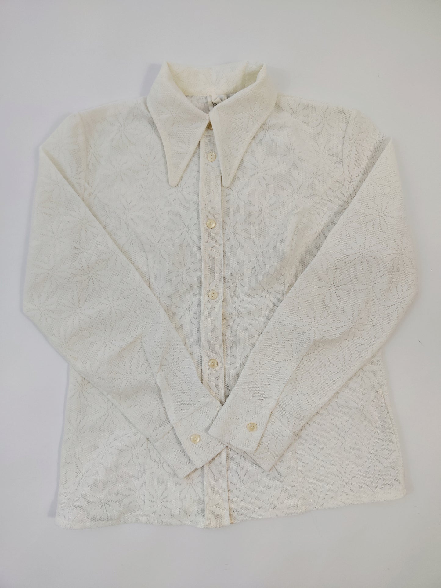 '70s Floral Jacquard Shirt