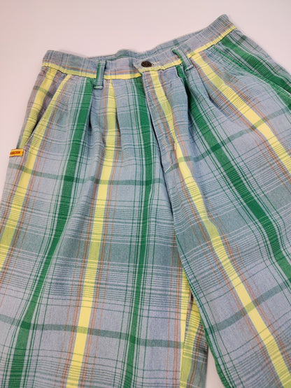 Vintage Checkered Trousers