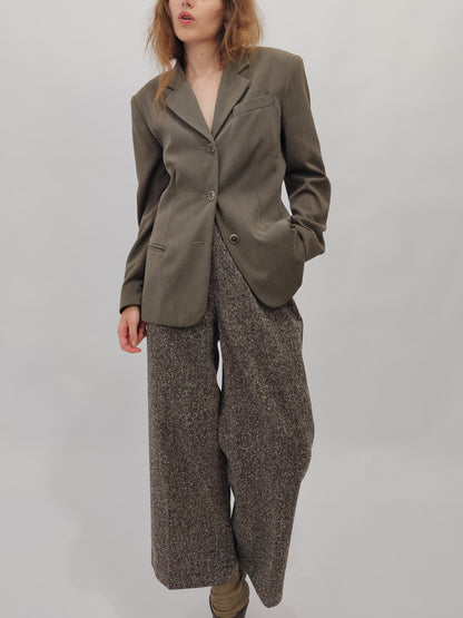 Les Copains Wide Leg Cropped Pants - Deadstock