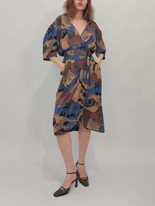 Late '70s Elkont Dress - Size M