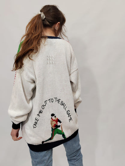 M. Christina '80s Handmade Cardigan