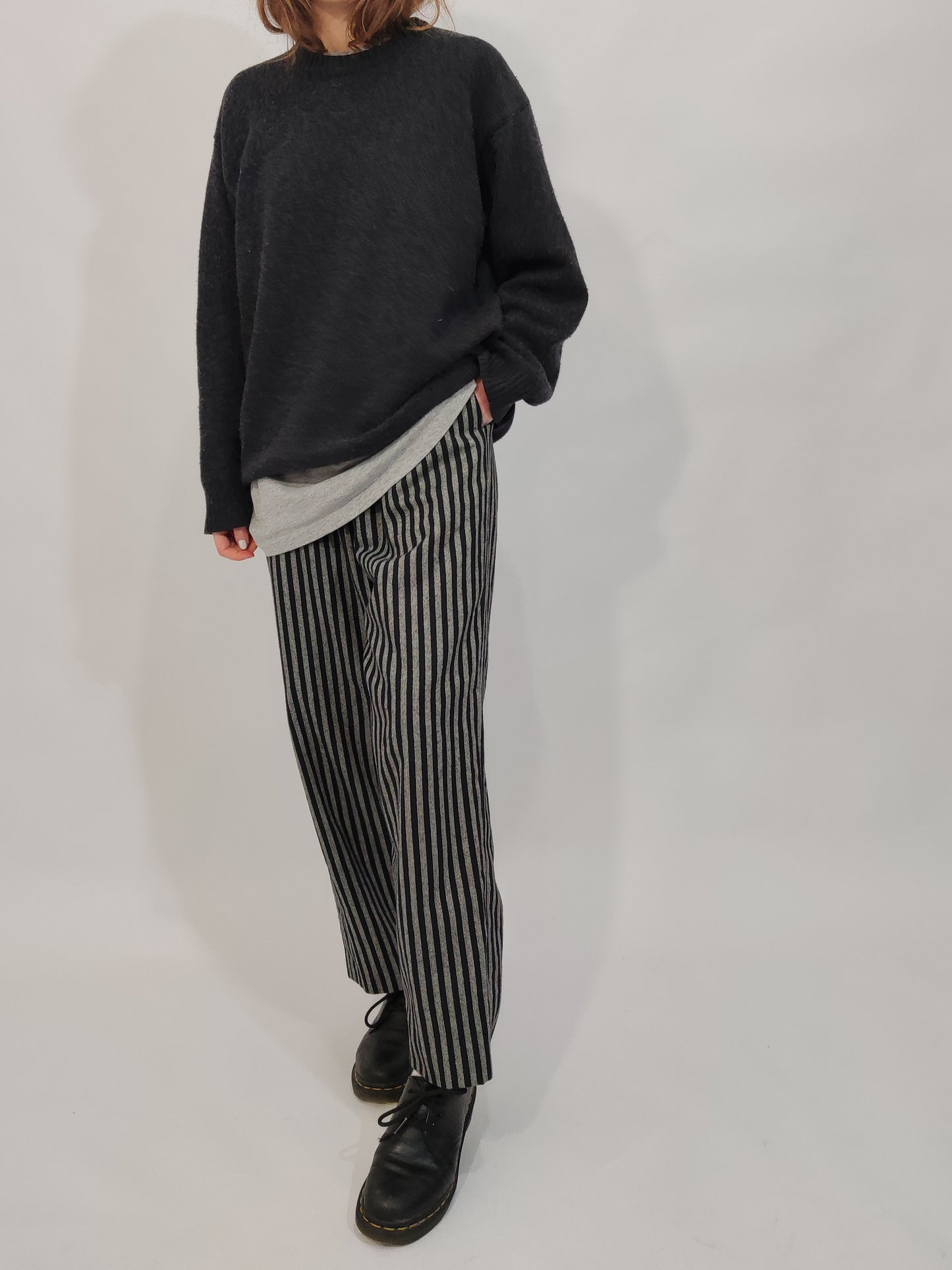 '80s Hand Crafted Wool Trousers