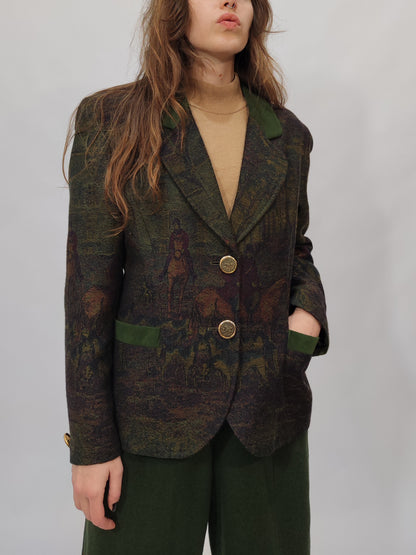 Marly's 100% Wool Blazer