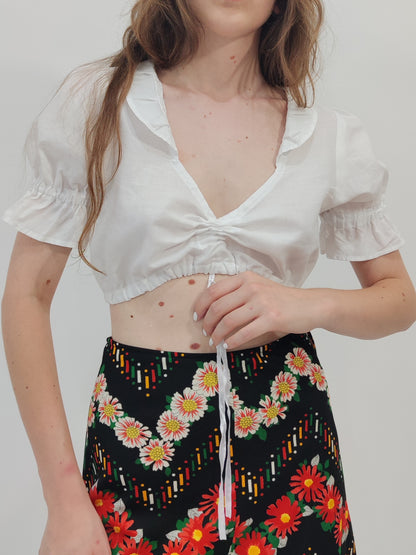 Milkmaid Vintage 100% Cotton Top