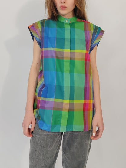 Emmanuel Schvili Early '80s Checkered Shirt
