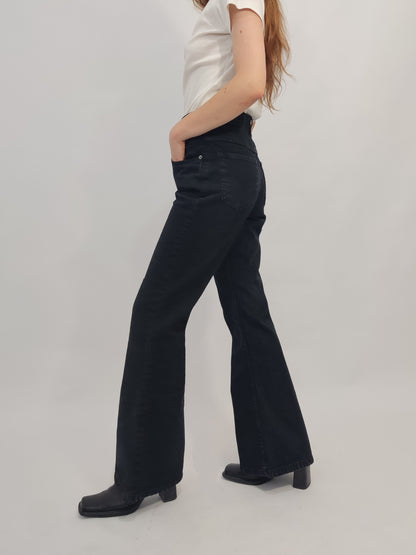 Vintage Flared Jeans - Black